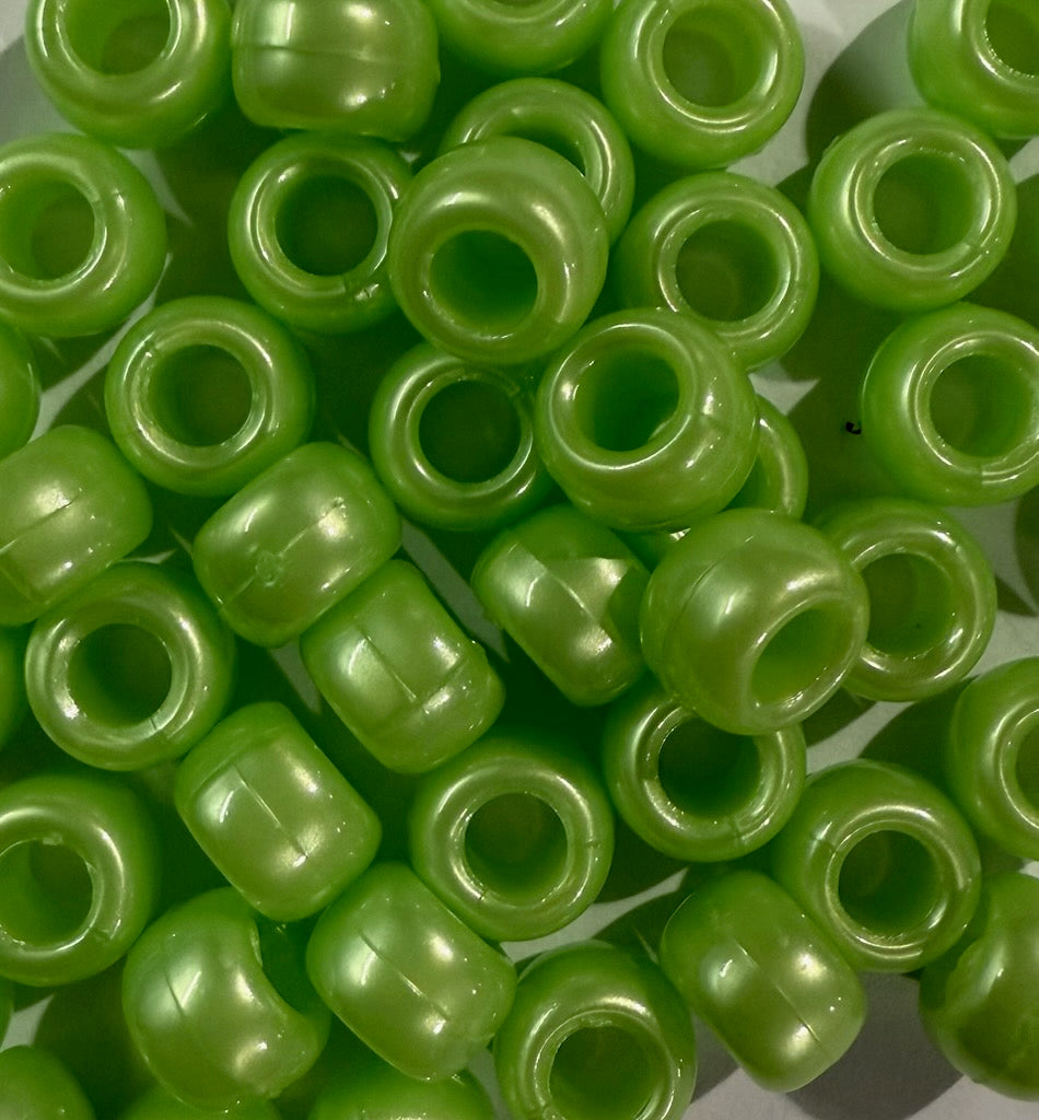Pony Beads 6 x 9mm Pearl Colors Pkg 1000 750V