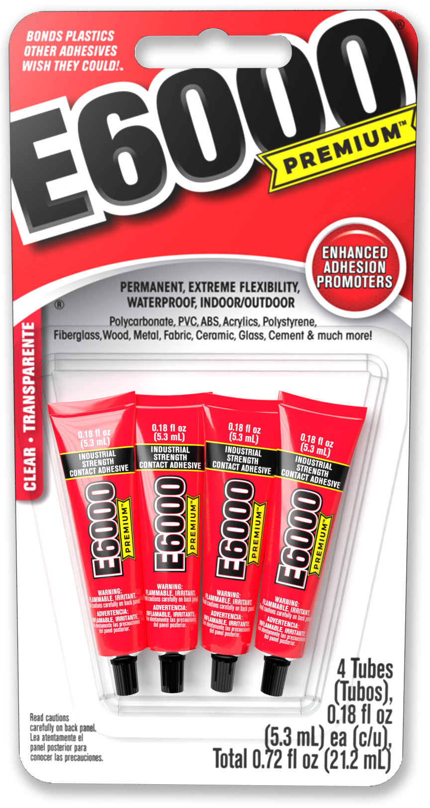 E6000® Premium Clear 0.18oz Mini 4-pack 5510500 New Product