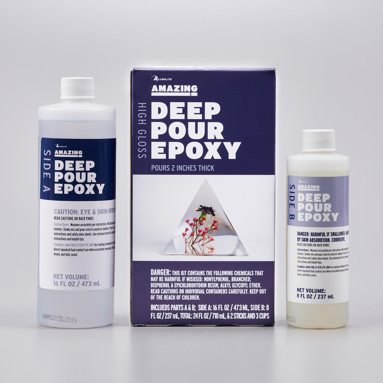 Alumilite Amazing Deep Pour Epoxy 24 oz. Kit AL10610 – Creative Wholesale
