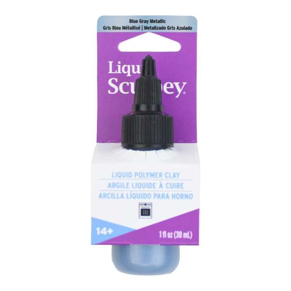 Liquid Sculpey Blue Gray Metallic ALS3530 NEW