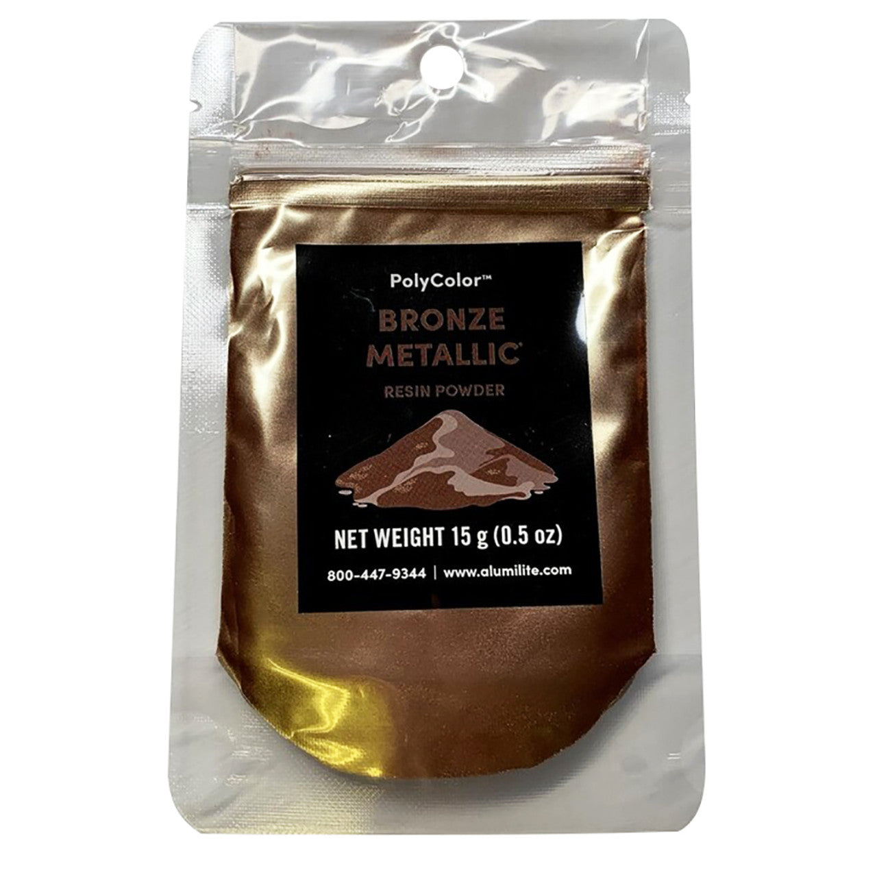 Polycolor Resin Powder Bronze Metallic 15 G Bag (0.5 oz) AL31049