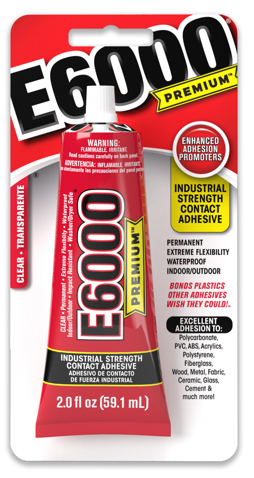 E6000® Premium Clear 2 oz tube 205201 New Product