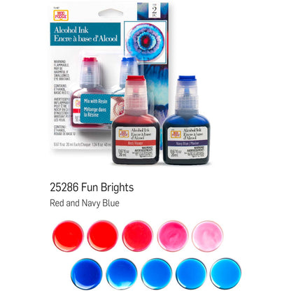 Mod Podge ® Alcohol Ink Set - Fun Brights, 2 pc. - 25286 Discontinued