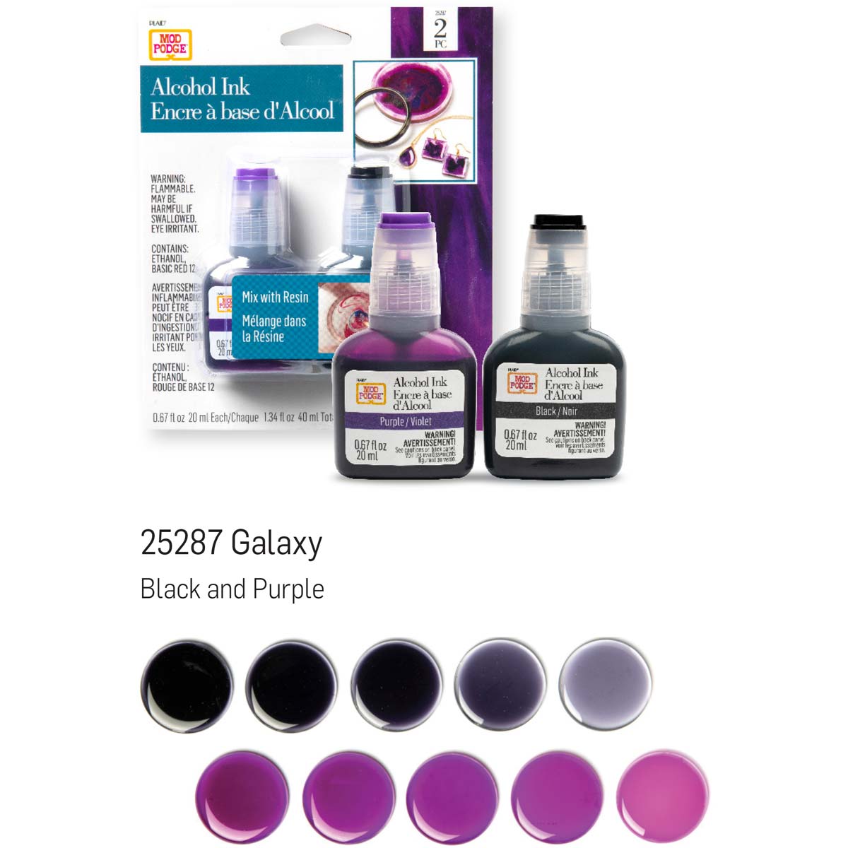 Mod Podge ® Alcohol Ink Set - Galaxy, 2 pc. - 25287