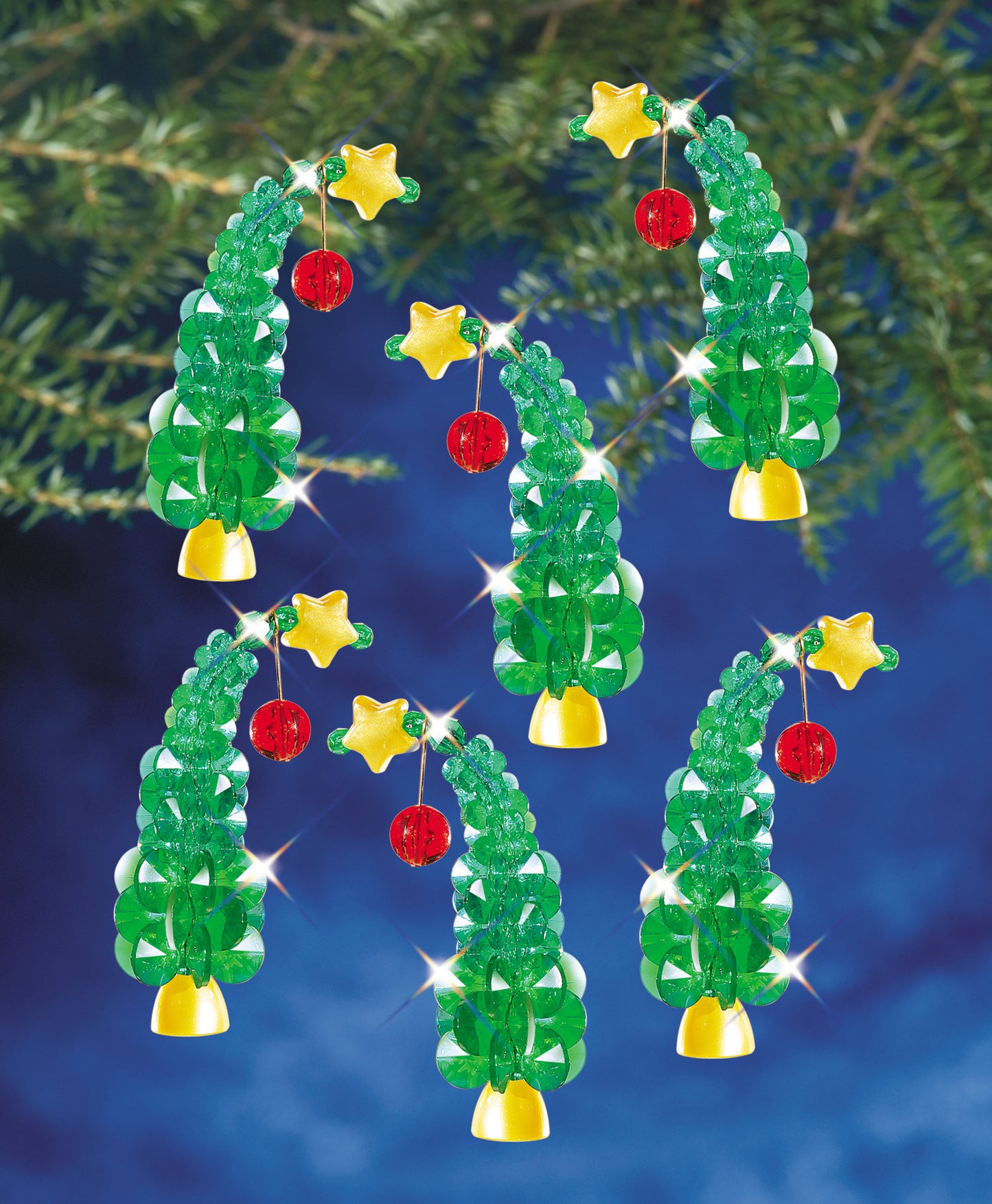 Beadery Holiday Ornament Kit Lil Sunburst Tree #7474 (NEW) - Creative Wholesale
