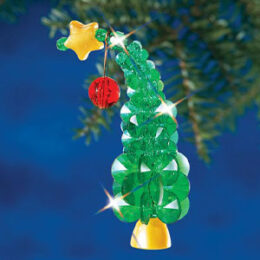 Beadery Holiday Ornament Kit Lil Sunburst Tree 7474