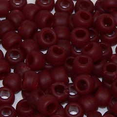 Pony Beads 6 X 9mm, Frosted/Matte Colors Pkg 1000 - Creative Wholesale