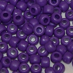 Pony Beads 6 X 9mm, Frosted/Matte Colors Pkg 1000 - Creative Wholesale