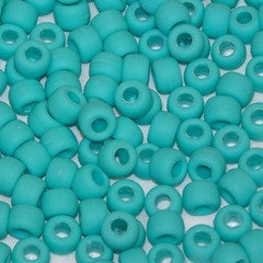 Pony Beads 6 X 9mm, Frosted/Matte Colors Pkg 1000 - Creative Wholesale