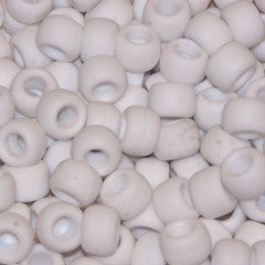 Pony Beads 6 X 9mm, Frosted/Matte Colors Pkg 1000 - Creative Wholesale