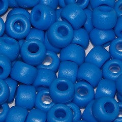 Pony Beads 6 X 9mm, Frosted/Matte Colors Pkg 1000 - Creative Wholesale