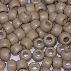 Pony Beads 6 X 9mm, Frosted/Matte Colors Pkg 1000 - Creative Wholesale