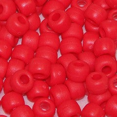 Pony Beads 6 X 9mm, Frosted/Matte Colors Pkg 1000 - Creative Wholesale