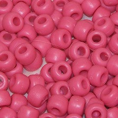 Pony Beads 6 X 9mm, Frosted/Matte Colors Pkg 1000 - Creative Wholesale