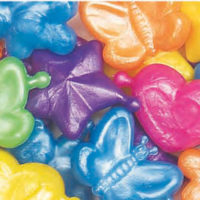 Pop Beads Charm, 25mm, Pearl Multi #824SV110 - Creative Wholesale