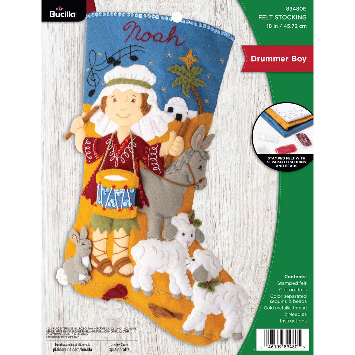 Bucilla ® Seasonal - Felt - Stocking Kits - Drummer Boy - 89480E – Creative  Wholesale