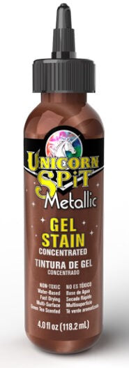 Unicorn Spit Metallic Wood Stain 4oz Bottles 6 Colors 