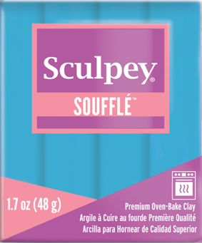 Sculpey Souffle Sea Glass 1.7 ounce SU 6505
