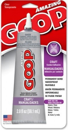 E6000 Craft Glue Adhesive Industrial Strength Bond Paintable 3.7oz Clear,  6-Pack