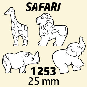 Novelty Beads, Safari Antique Safari Multi  #1253SV080A - Creative Wholesale