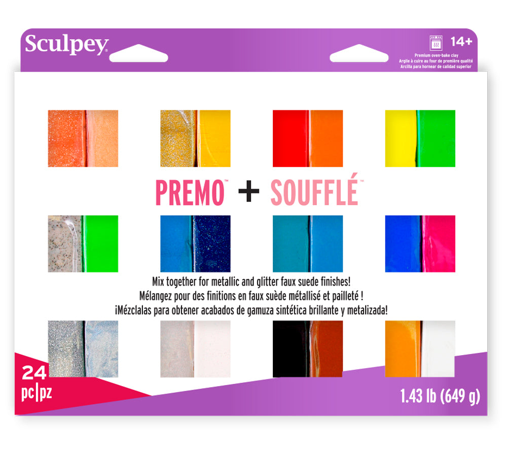 Sculpey Premo™ & Soufflé™ Multi-Pack 24 pc PE 4009 – Creative Wholesale