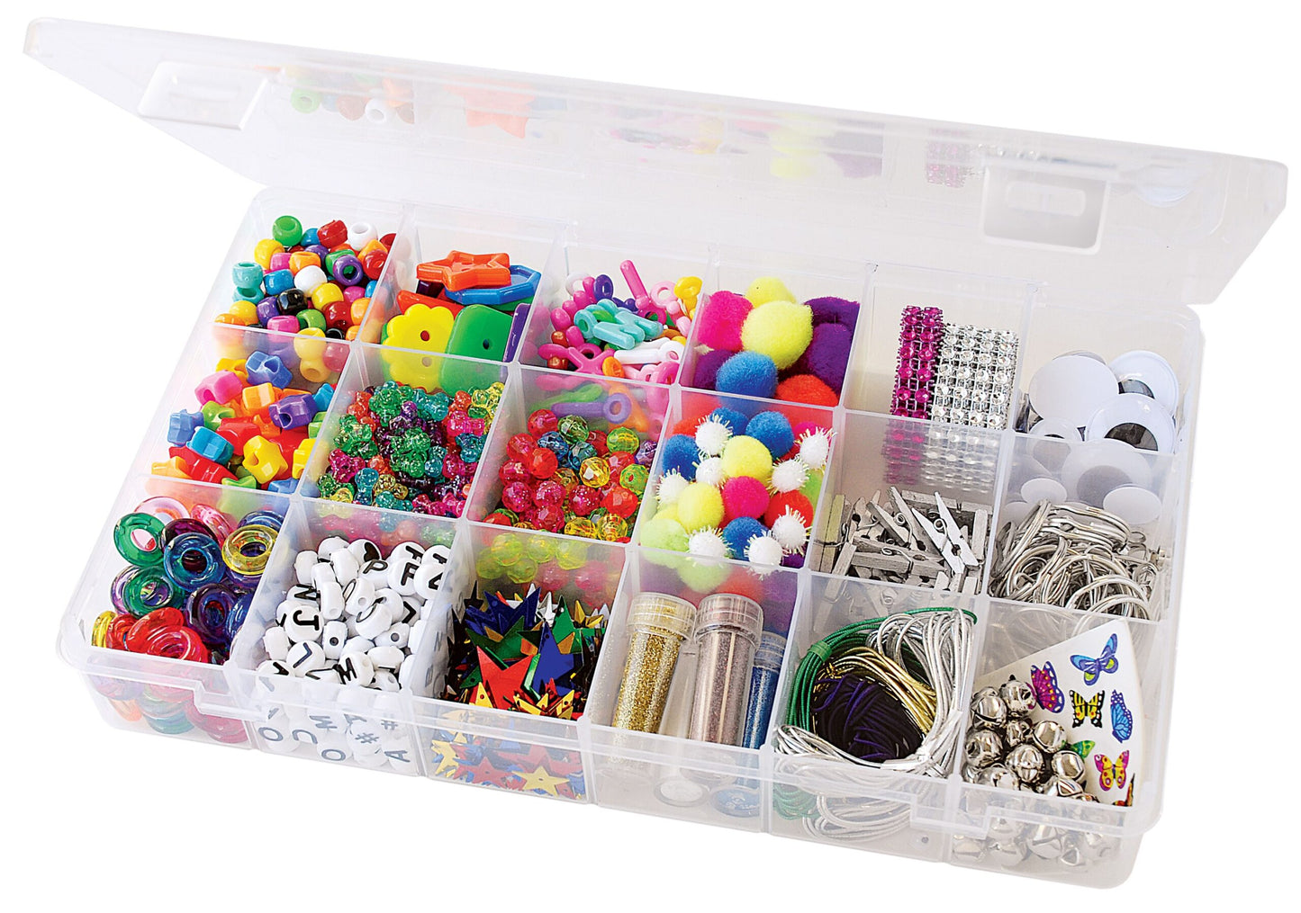 The Beadery 18 Compartment Organizer Box 2182