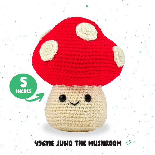 Bucilla ® Amigurumi Crochet Kit -June The  Mushroom - 49611E