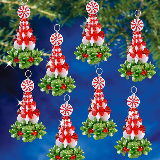 Beadery Holiday Ornament Kit  Peppermint Tree 7001