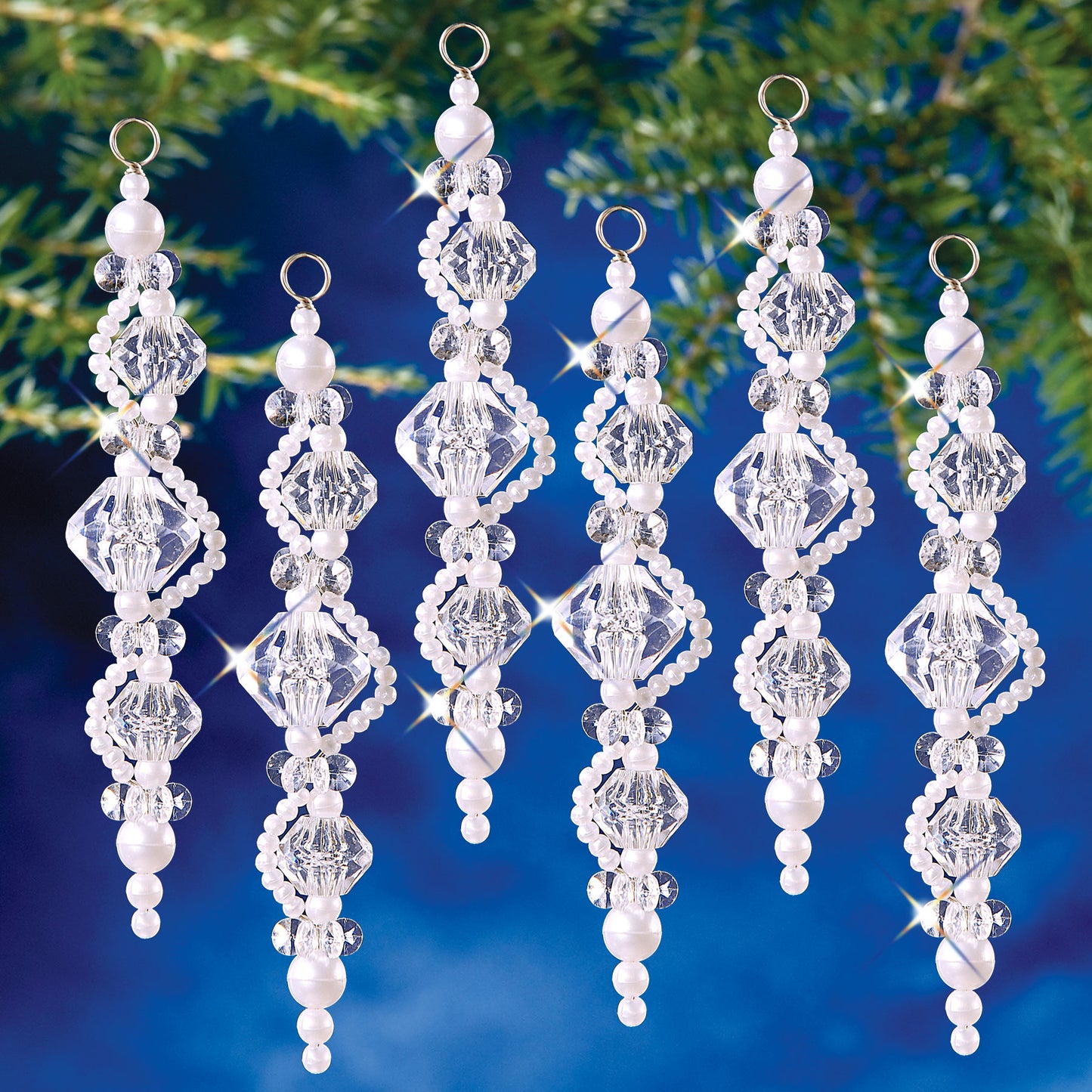 Beadery Holiday Ornament Kit Crystal Drop 7003