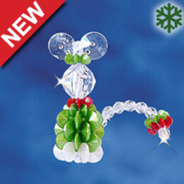 Beadery Holiday Ornament Kit Pearl Mini Mouse Ornament Kit 7011
