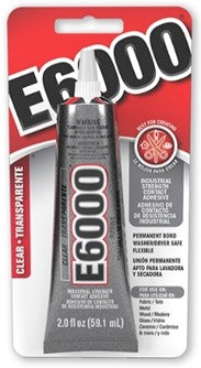 E6000 Glue CLEAR 2 oz. Tube 800432