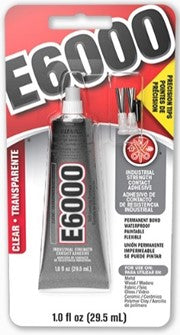 E6000® Premium Clear w/precision tips 1 oz tube 205100