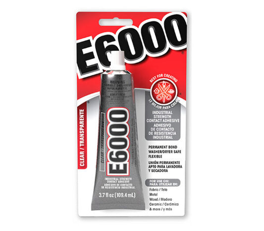 E6000® CRAFT Glue Clear Med Viscosity 3.7 oz tube 12/Case 800610C