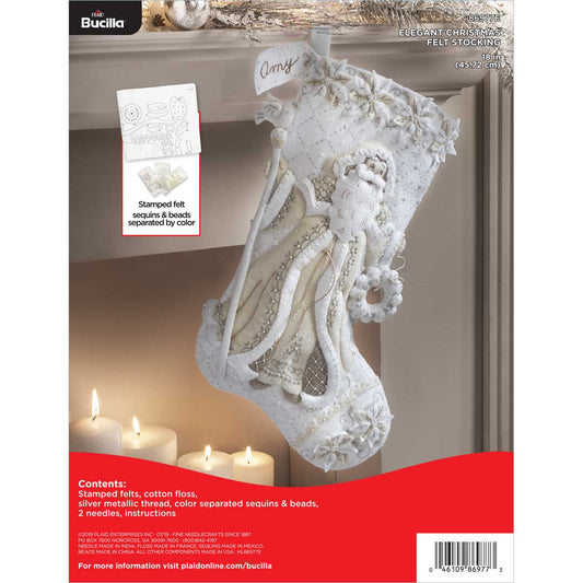 Bucilla ® Seasonal - Felt - Stocking Kits - Elegant Christmas - 86977E