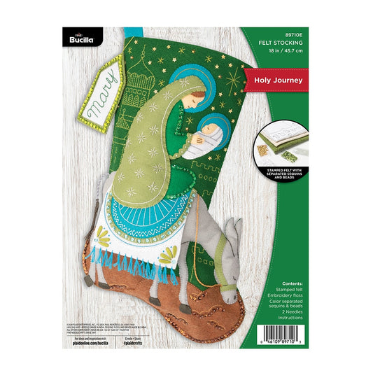 Bucilla ® Seasonal - Felt - Stocking Kits - Holy Journey - 89710E