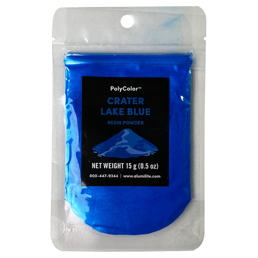 Polycolor Resin Powder Crater Lake Blue 15 Gram Bag (0.5 oz) AL31017