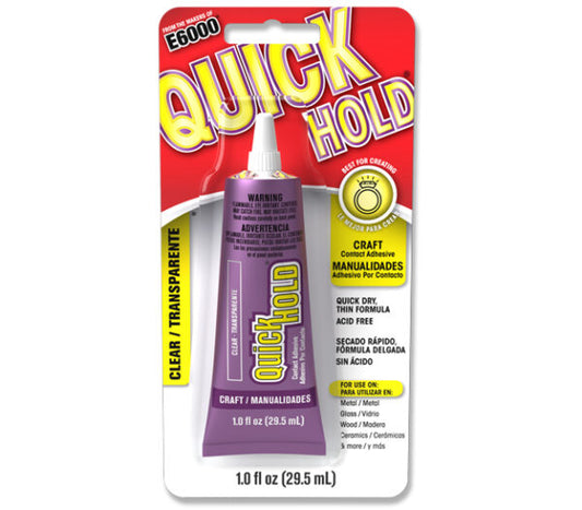 Quick Hold Craft Adhesive 1 ounce 6 Per Case 381000C