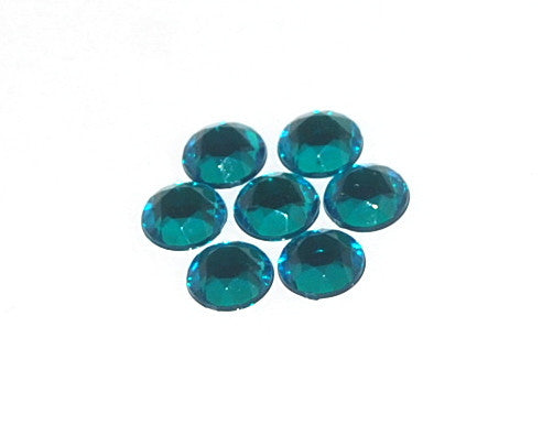 Rhinestones 11mm Round Emerald X 144 Foiled Back X632 007 (CLOSEOUT) - Creative Wholesale