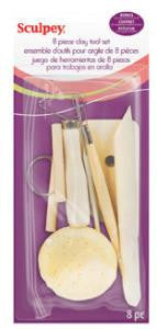 Clay Tool Set 8 pieces A8PS - Creative Wholesale