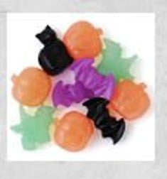 Halloween Novelty Beads Pearl Multi 1/4lb #114SV - Creative Wholesale