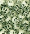 Skull Beads 13mm   Antique Glow 1180SV097A - Creative Wholesale