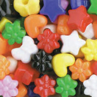Pony Beads Mixed Opaque Multi 1/2 lb #1199SV076 - Creative Wholesale
