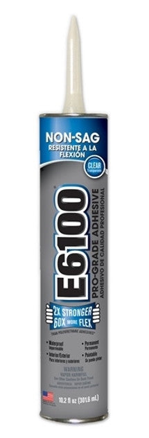 E6100 Glue Clear 10.2 ounce Cartridge Case of 12 #252011C - Creative Wholesale