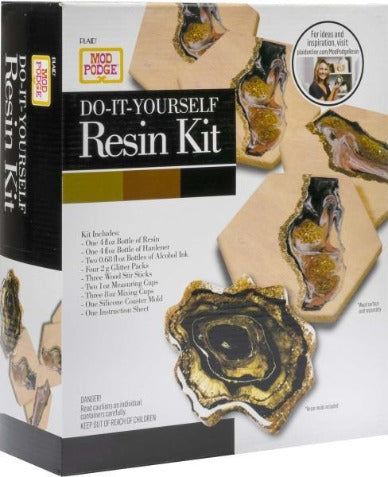 Mod Podge ® Do-It-Yourself Resin Kit - Coasters - 25296E DISCONTINUED