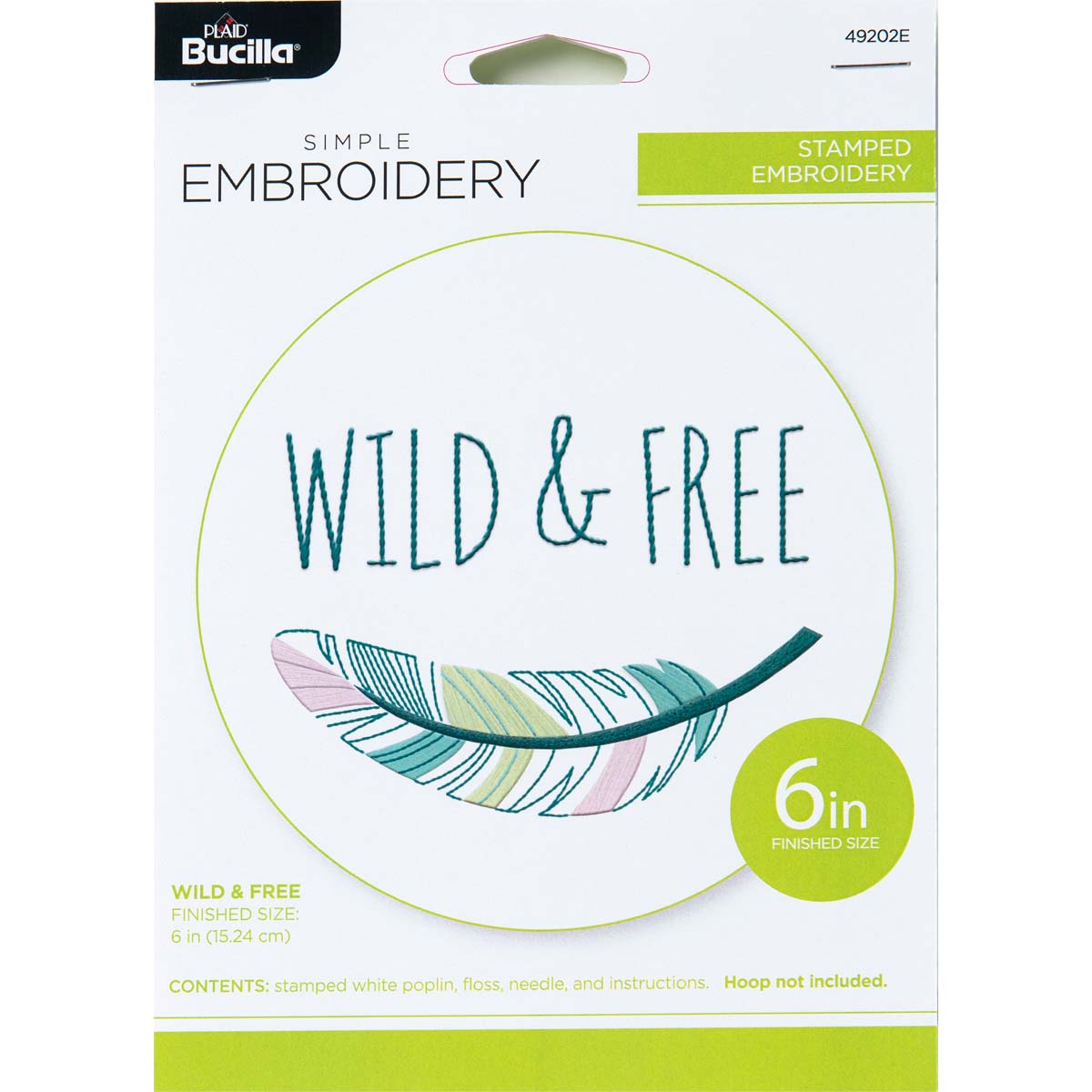 Bucilla ® Stamped Embroidery - Wild and Free - 49202E SALE