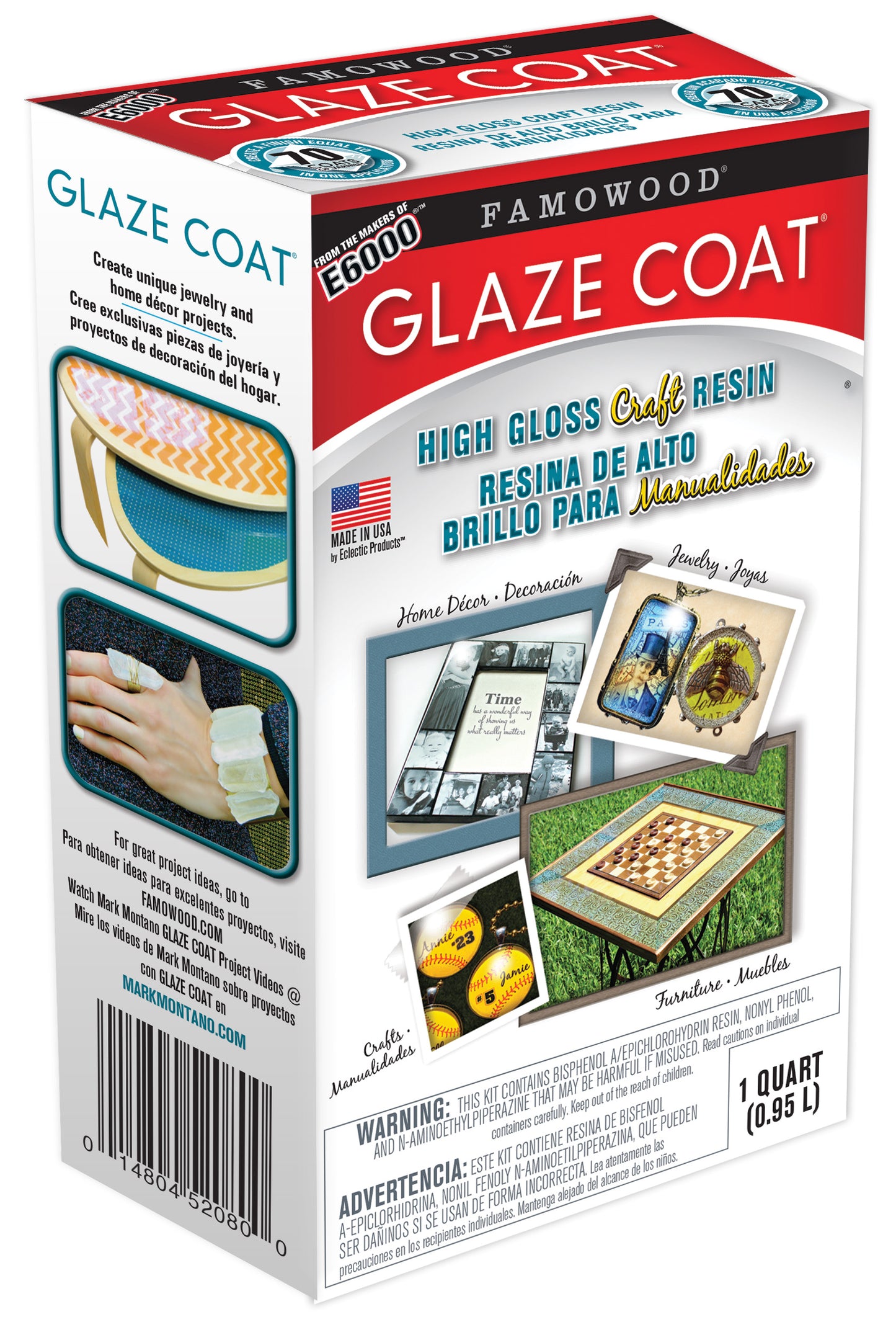 Famowood Glaze Coat Epoxy Coating One Quart Kit 5050080