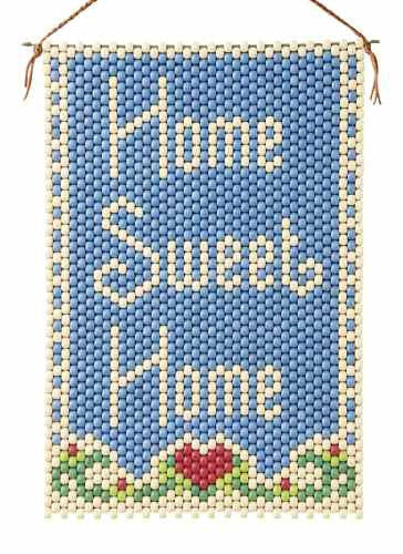 Beaded Banner Kit Home Sweet Home #5067 - Creative Wholesale