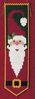Beaded Banner Kit  Holly Jolly Santa  5350