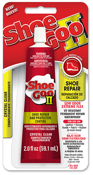 Shoe Goo II Clear 2.0 ounce Case of 6,  #571120C NEW SIZE