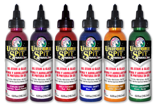 Unicorn Spit Sparkling Color Collection  6 - 4 oz bottles 577COLL4 - Creative Wholesale